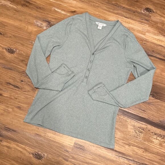 Athleta  Tops Uptempo Ribbed Henley Top - Picture 4 of 8